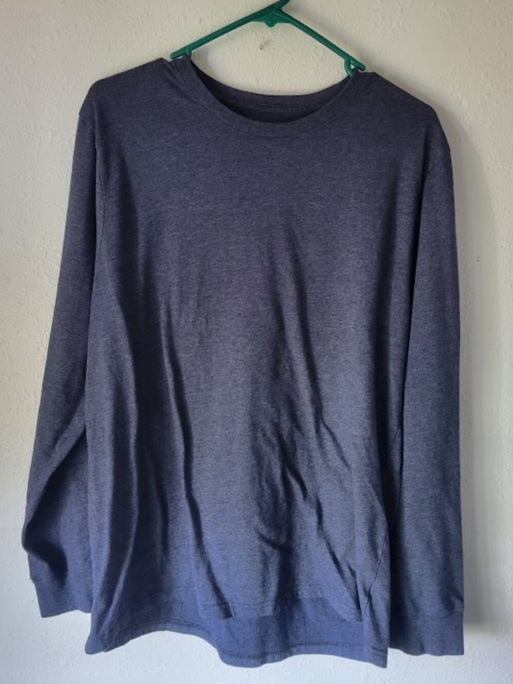 BCG Long Sleeve Performance Shirt Men's XL Blue Athletic Top